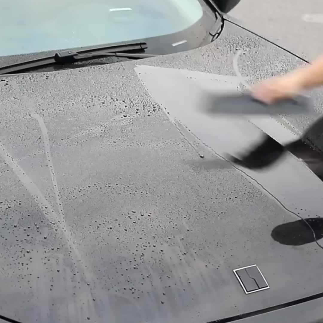 Soft-Grip Silicone Water Blade - Non-Scratch Car Wrap Tool for Water, Window, and Film Cleaning - Durable, Handy, and Easy-to-Use Squeegee Wiper and Scraping Accessory