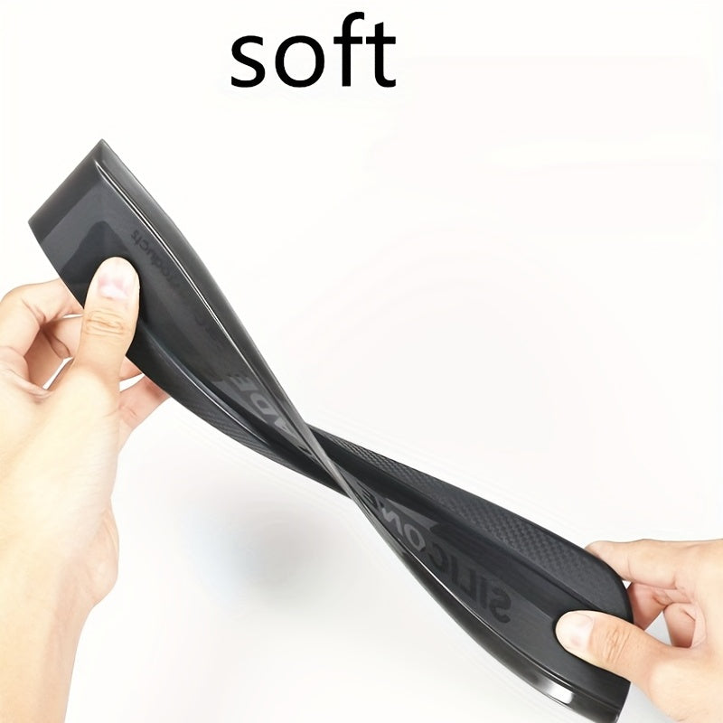 Soft-Grip Silicone Water Blade - Non-Scratch Car Wrap Tool for Water, Window, and Film Cleaning - Durable, Handy, and Easy-to-Use Squeegee Wiper and Scraping Accessory