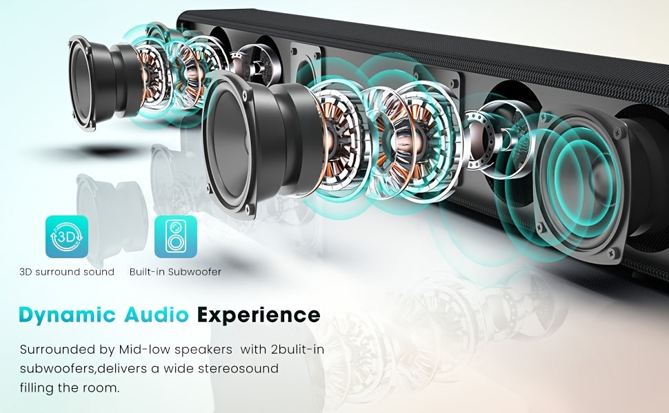 Sound Bars For Smart TV With Built In Subwoofer