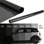 300cmx50cm/118.11inx19.69in Black Car Window Foils Tint Tinting Film Roll Car Auto Home Window Glass Summer Solar UV Protector Sticker Films