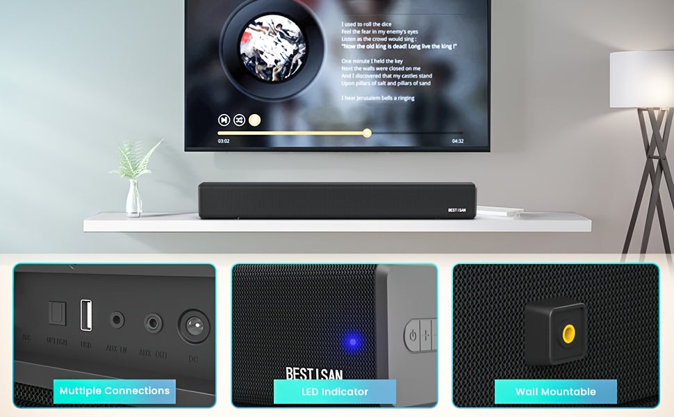 Sound Bars For Smart TV With Built In Subwoofer