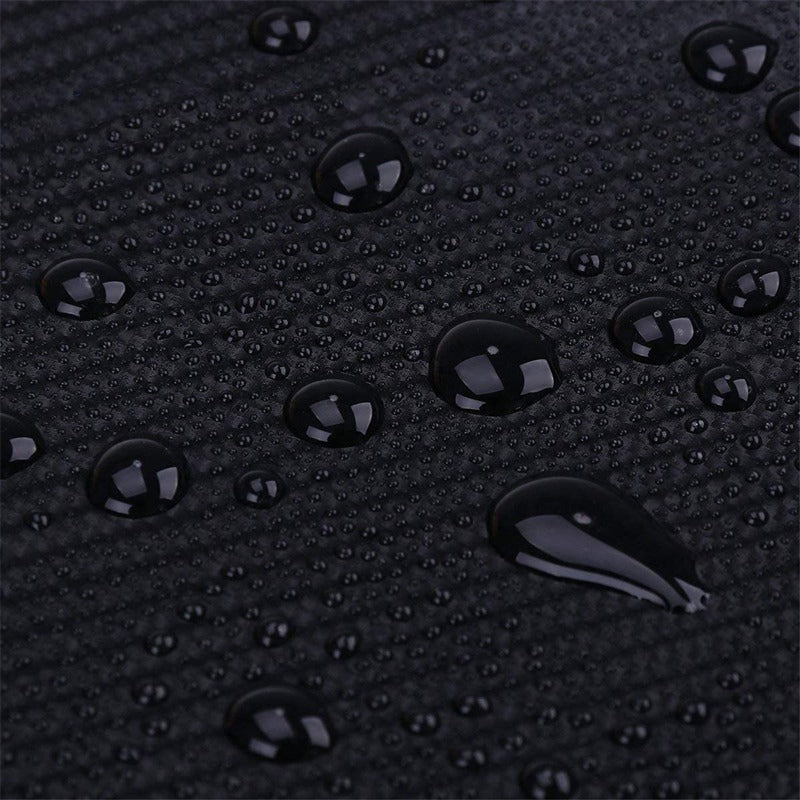 Carbon Fiber Effect DIY Car Wrap Film - Glossy Black Self-Adhesive Vinyl for Car Door Sill, Bumper, and Body Protection - Anti-Collision, Waterproof, Easy Installation, Fits Most Cars