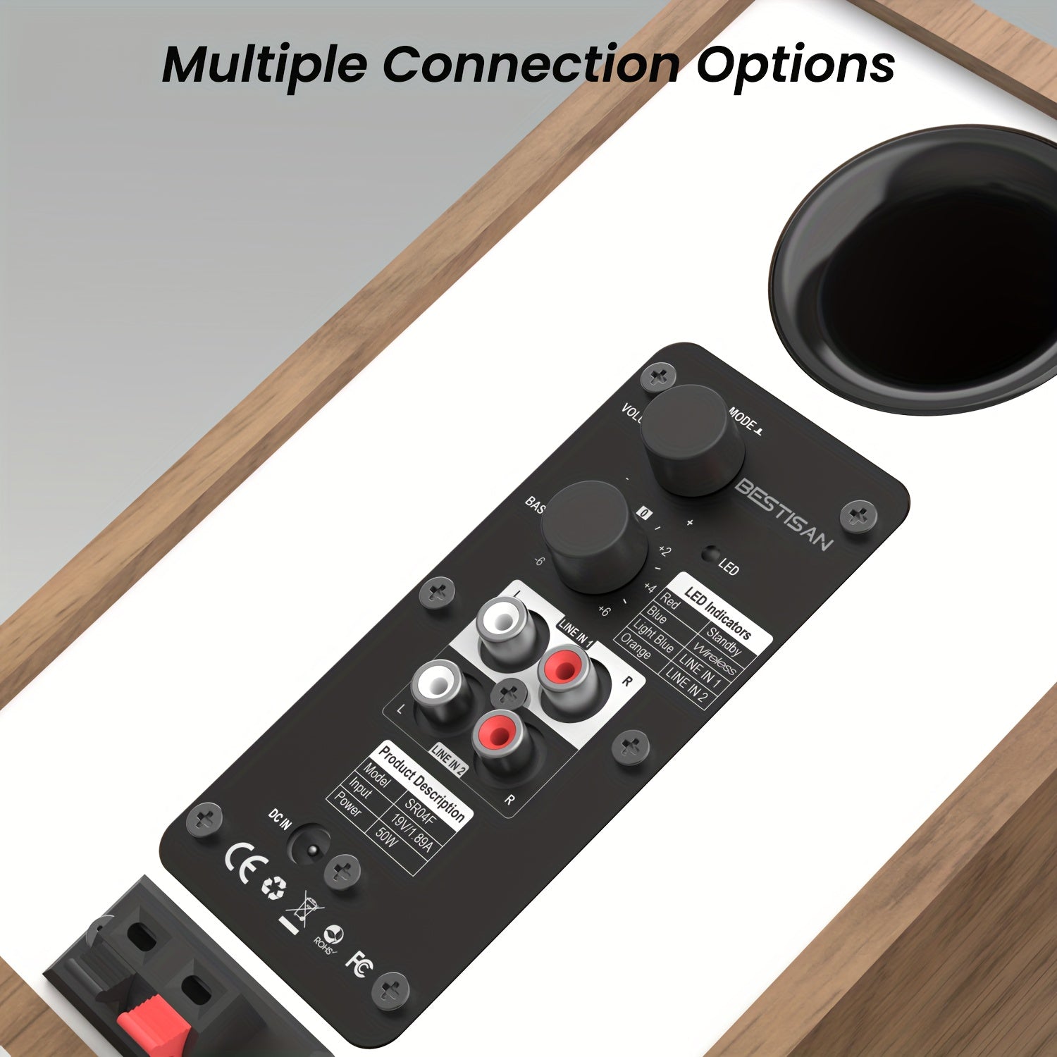 Bookshelf Wireless Speaker/Computer Speakers