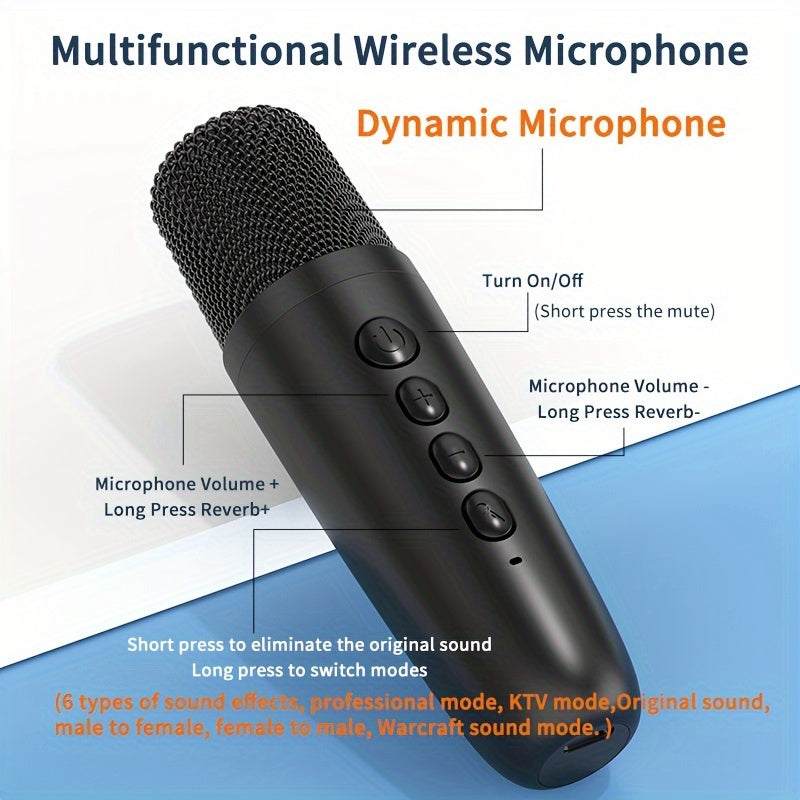 Karaoke System - Premium Dual Wireless Mics with Enhanced Mixer - Perfect all occasions