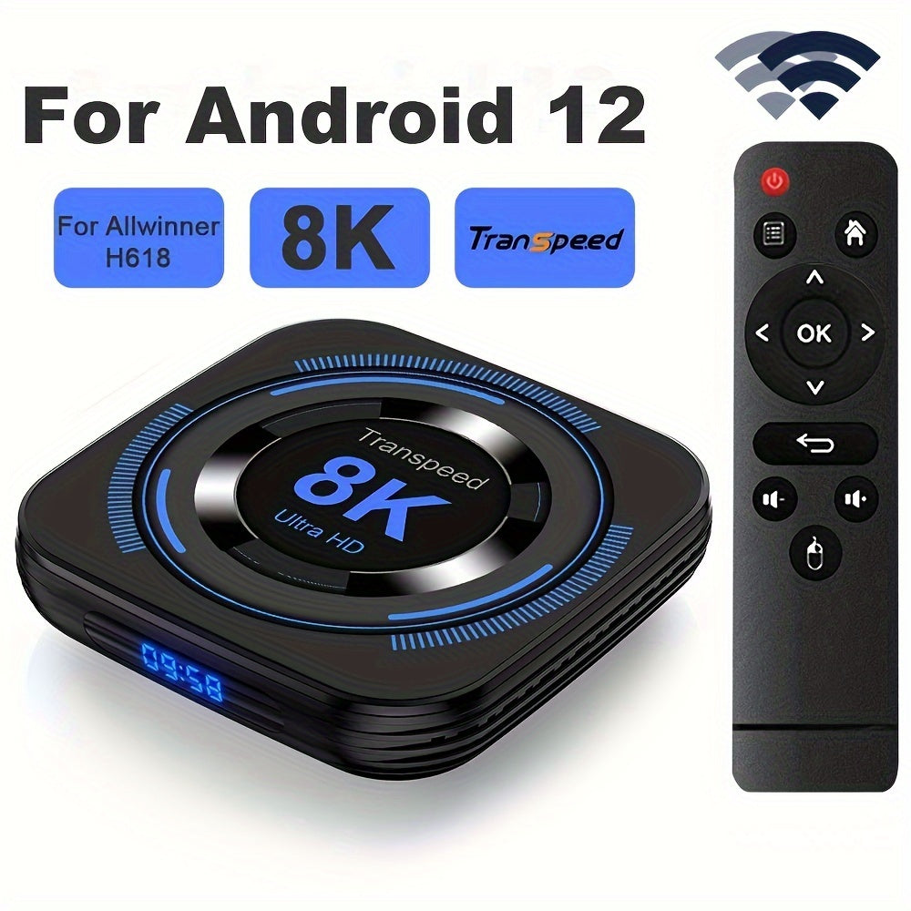 Experience wireless voice control with this advanced media player set-top box, offering seamless streaming and entertainment at your command.
