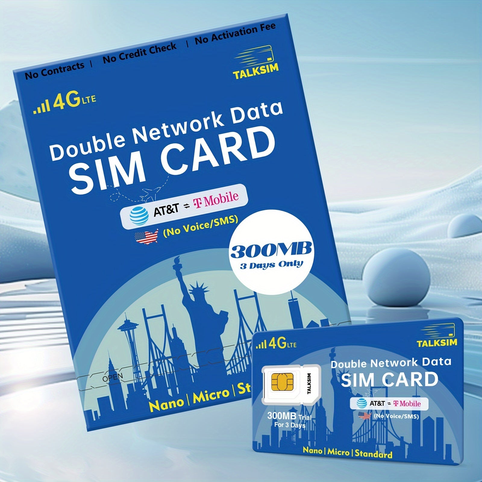 Stay connected hassle-free with this prepaid SIM card—ideal for security cameras, hotspots, smartwatches, and GPS trackers. No voice or SMS, and absolutely no extra fees!