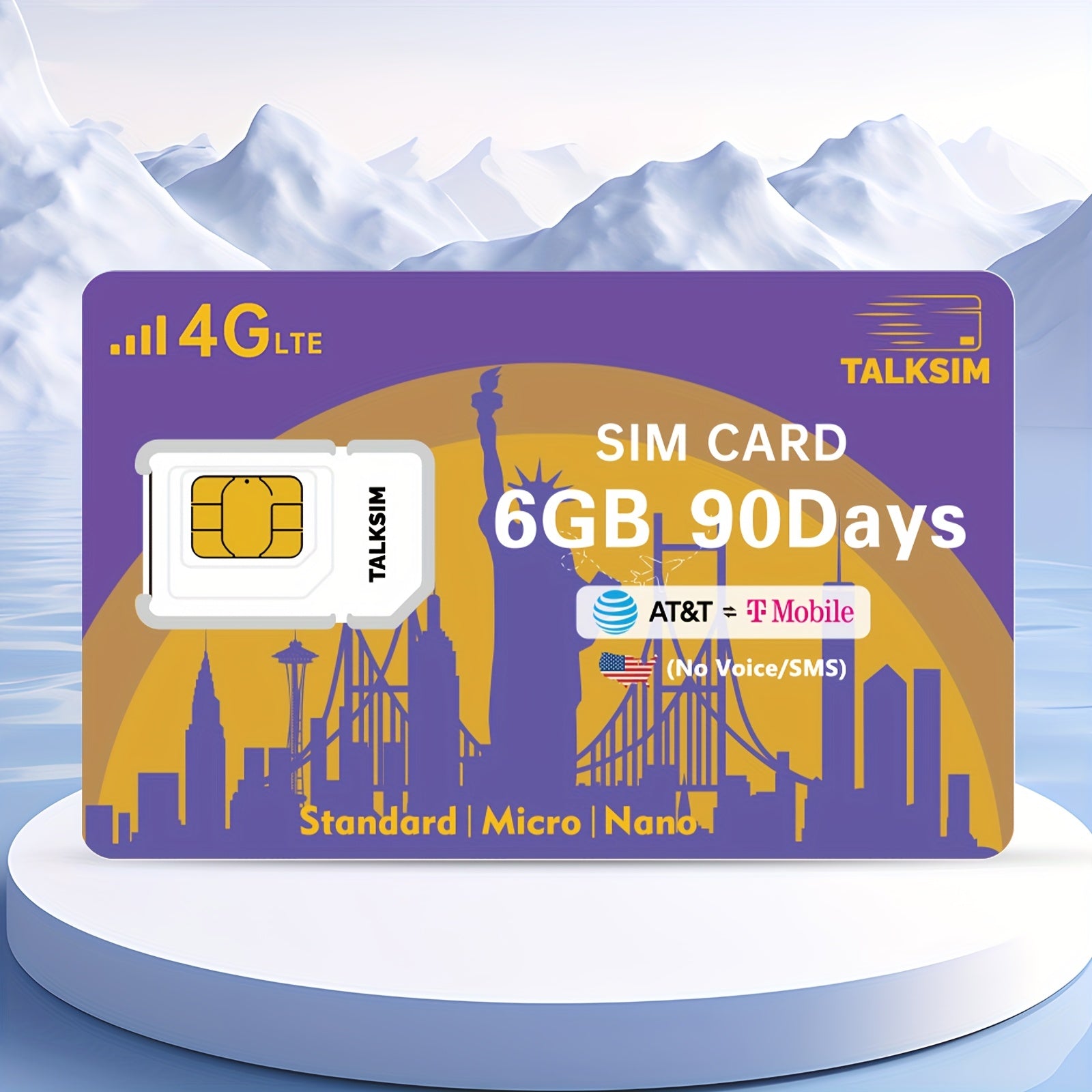 Stay connected hassle-free with this prepaid SIM card—ideal for security cameras, hotspots, smartwatches, and GPS trackers. No voice or SMS, and absolutely no extra fees!