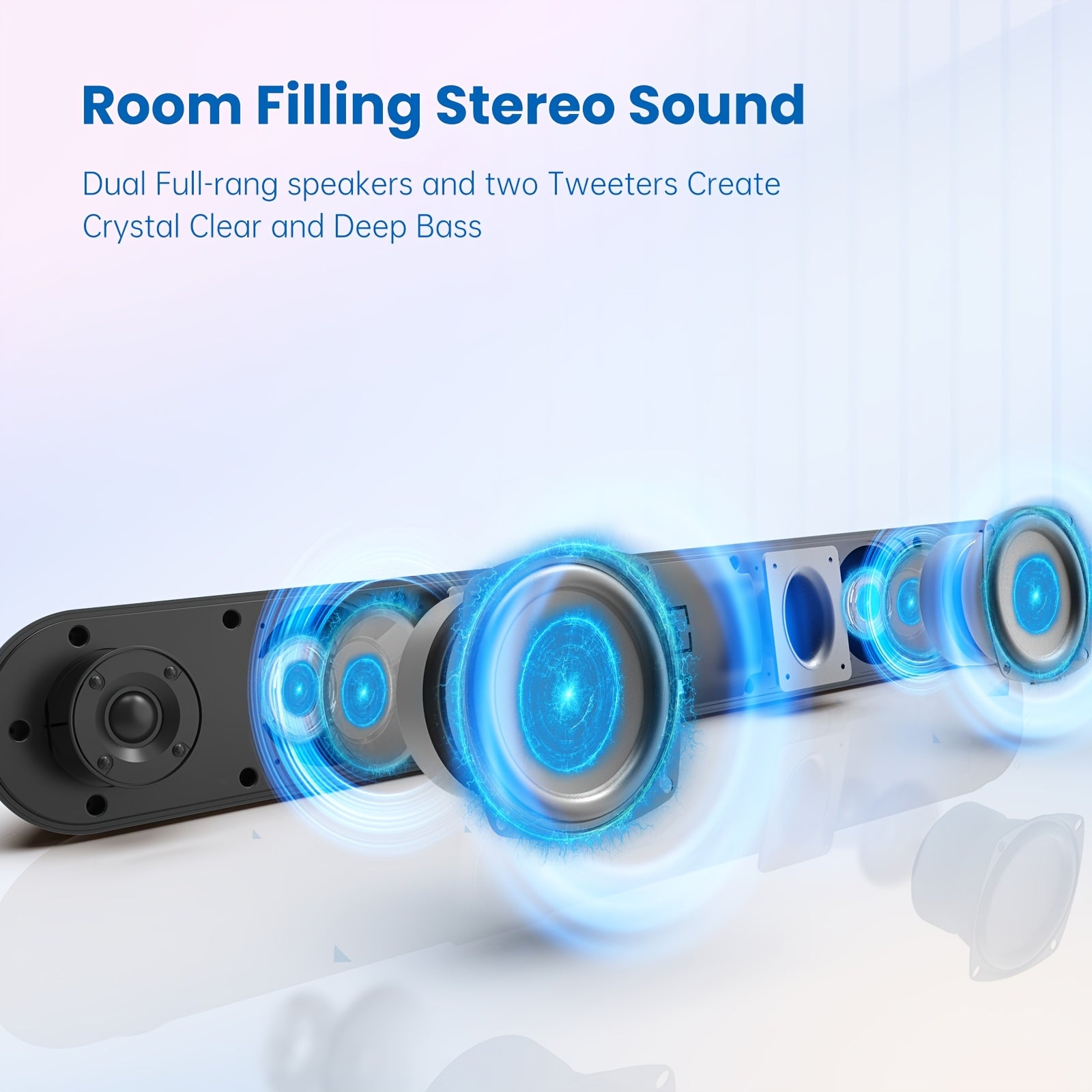Sound Bars For Smart TV With Built In Subwoofer