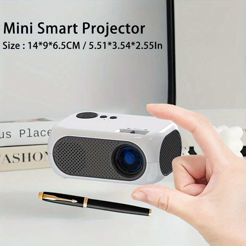 Portable HD Projector For Phone Compatible With IOS/Android/USB/ Laptop/PC/TV Stick/DVD/Game