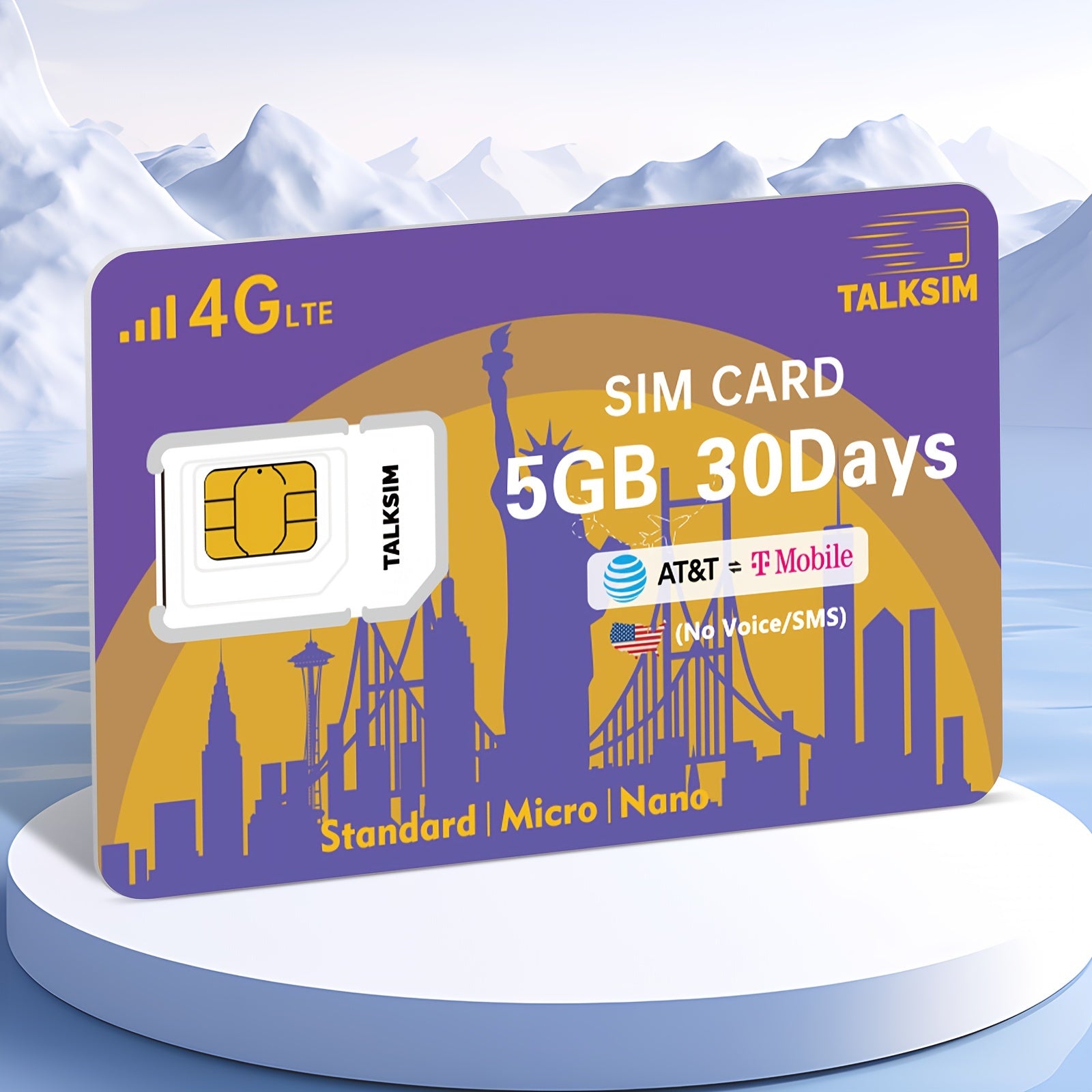 Stay connected hassle-free with this prepaid SIM card—ideal for security cameras, hotspots, smartwatches, and GPS trackers. No voice or SMS, and absolutely no extra fees!