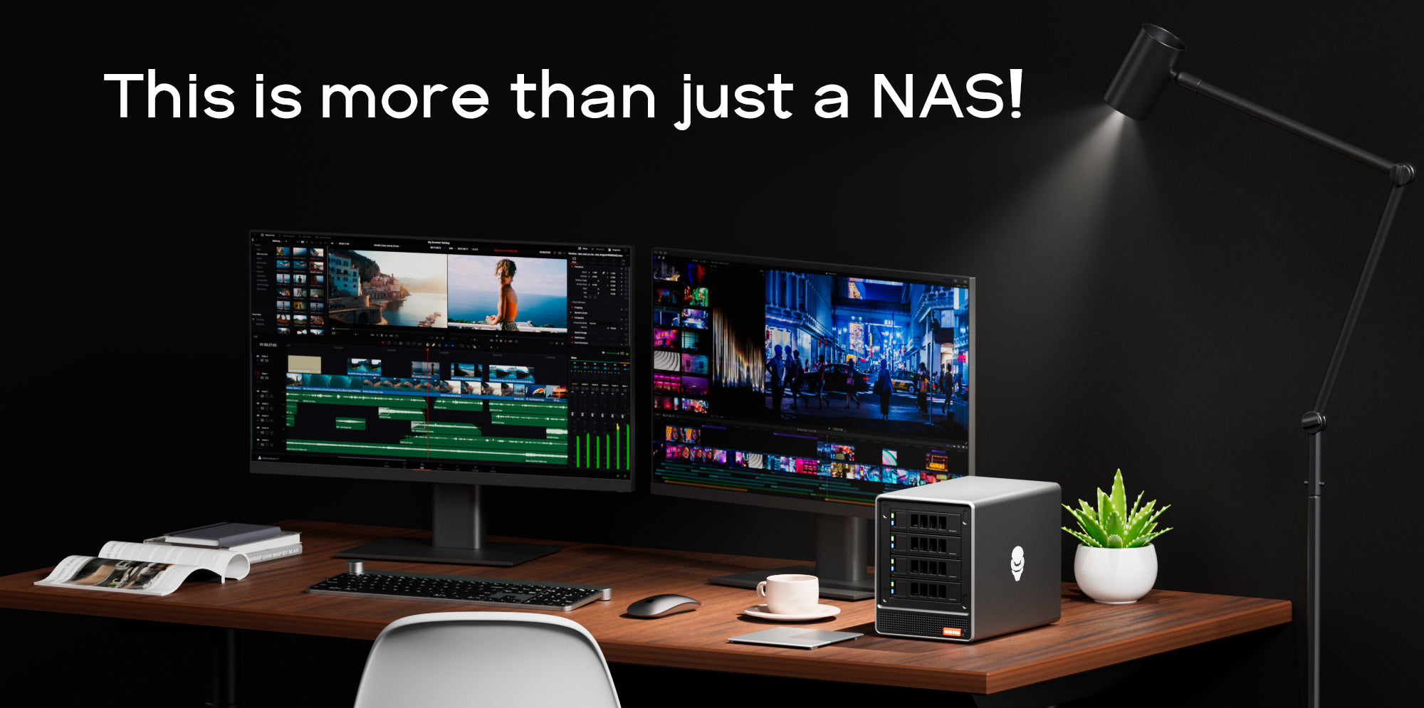 AOOSTAR Mini PC with 4 Bay Nas WTR PRO, AMD Ryzen 7 5825u, Supports 2.5/3.5 "HDD * 4, NVME SSD * 1
