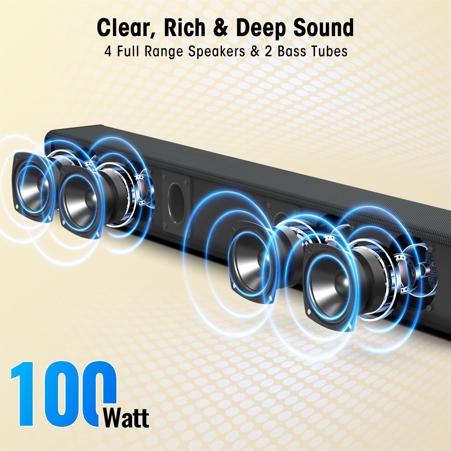 Sound Bars For Smart TV With Built In Subwoofer