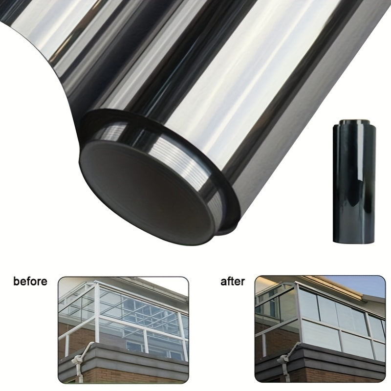 300cmx50cm/118.11inx19.69in Black Car Window Foils Tint Tinting Film Roll Car Auto Home Window Glass Summer Solar UV Protector Sticker Films