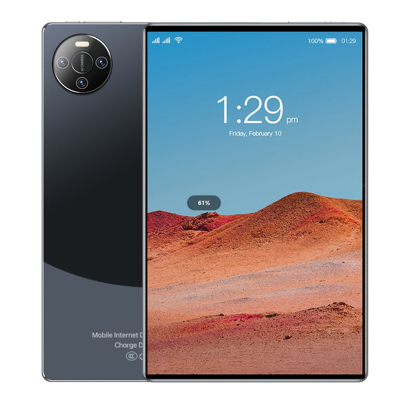 Enjoy stunning visuals and smooth performance with this 10.1-inch HD smart tablet—featuring dual cameras (24MP + 32MP), Android 13!