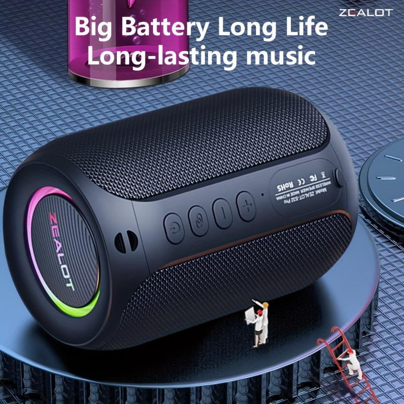 Enjoy your favorite tunes with these wireless outdoor portable subwoofer speakers, delivering rich sound and powerful bass for a great listening experience on-the-go.