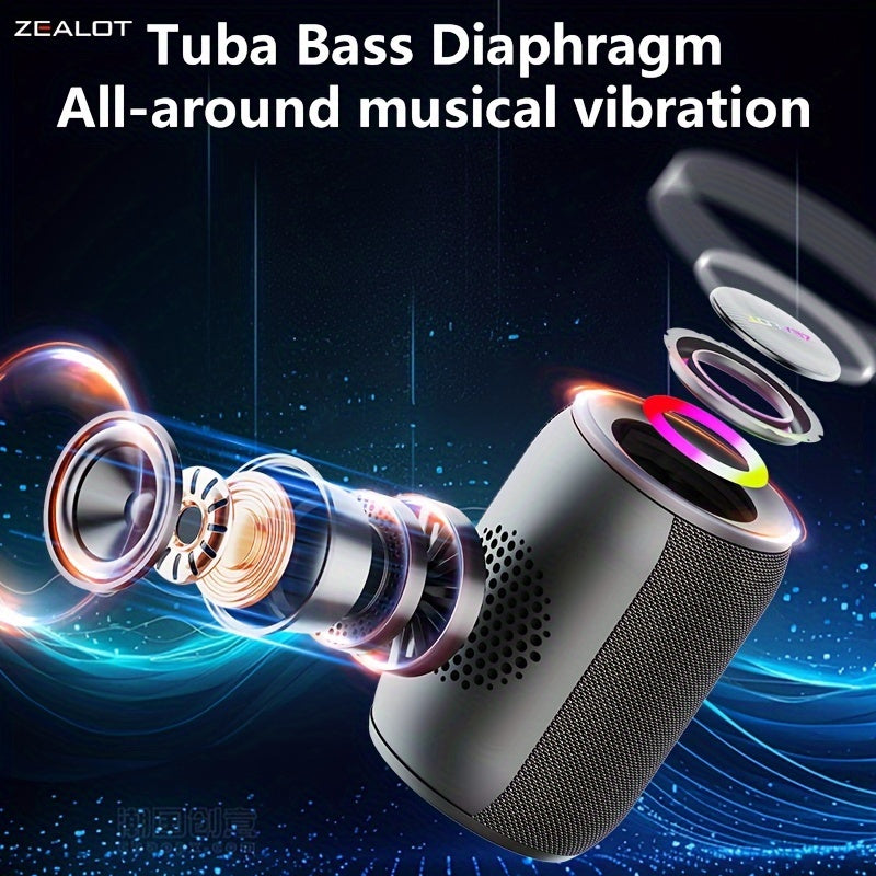 Enjoy your favorite tunes with these wireless outdoor portable subwoofer speakers, delivering rich sound and powerful bass for a great listening experience on-the-go.