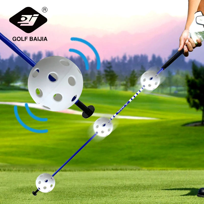 Golf Hollow Ball Swing Practice Stick – Long-Shaped, Designed to Quickly Enhance a Golfer’s Swing Power.