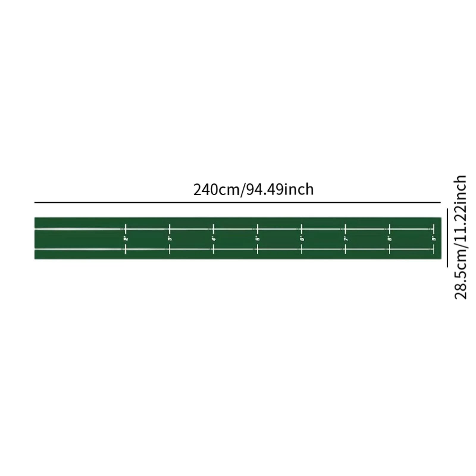 Golf Putting Mat Gift for Golfer Golfing Accessory Lightweight Portable Improve Putting Accuracy Training Aid for Park Lawn Home