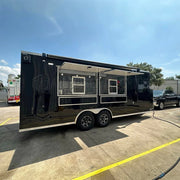 American Standard Fully Equipped Food Truck for Sale Custom Concession Trailer Bubble Tea Coffee Vending Cart Food Trailer