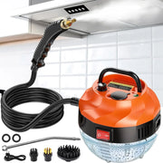 3800W High Pressure Steam Cleaner, Portable Household & Car Steam Cleaning Machine with Handheld Spray Gun, High Temperature Multipurpose Cleaner for Kitchen, Bathroom, Upholstery, Tile, Grout & Auto Detailing