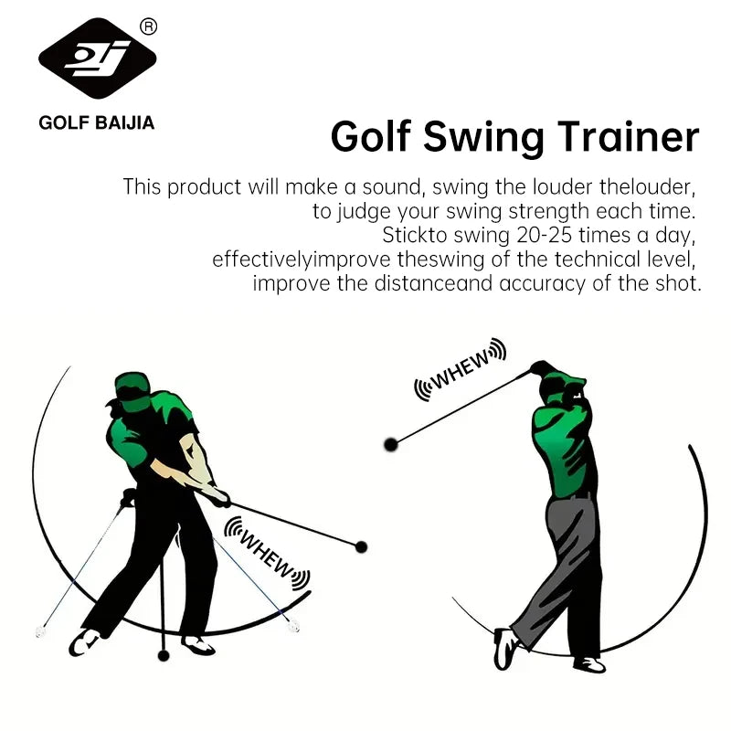 Golf Hollow Ball Swing Practice Stick – Long-Shaped, Designed to Quickly Enhance a Golfer’s Swing Power.