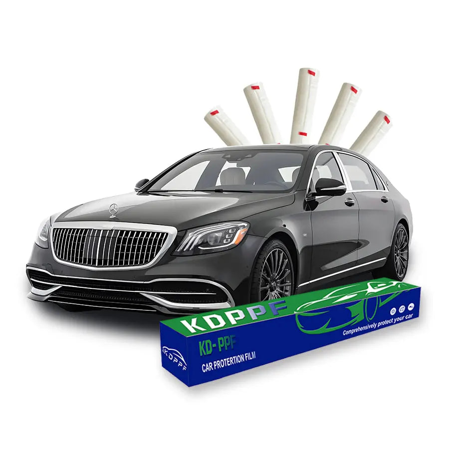 Shield your car’s paint with this clear, self-healing paint protection film roll—perfect for a durable, invisible wrap that keeps your ride looking new!