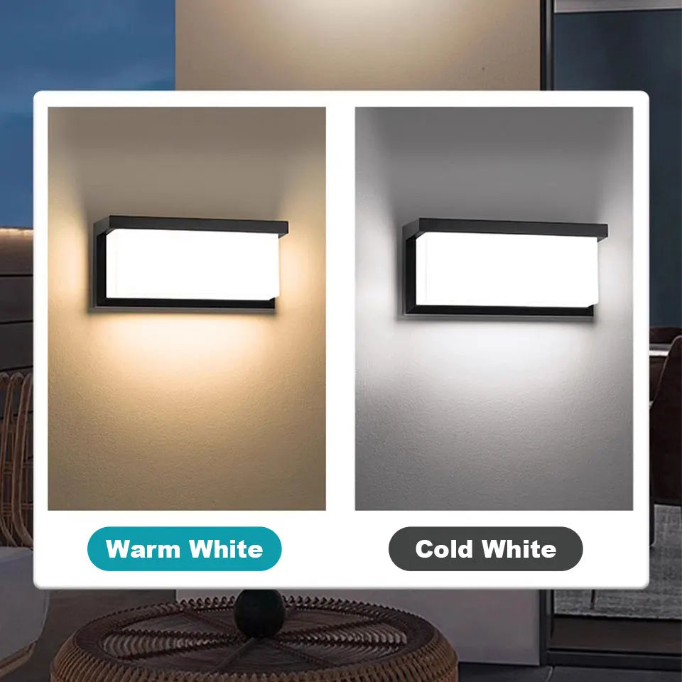 LED Outdoor Wall Light Waterproof outdoor led light Radar Motion Sensor outdoor lamp for Balcony garden lights outdoor lighting
