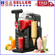 2-in-1 Slushie Machines & Soft Serve Ice Cream Maker, 68oz Vessel No-Ice-Needed  Slushy Maker Machine Frozen Drink Machine