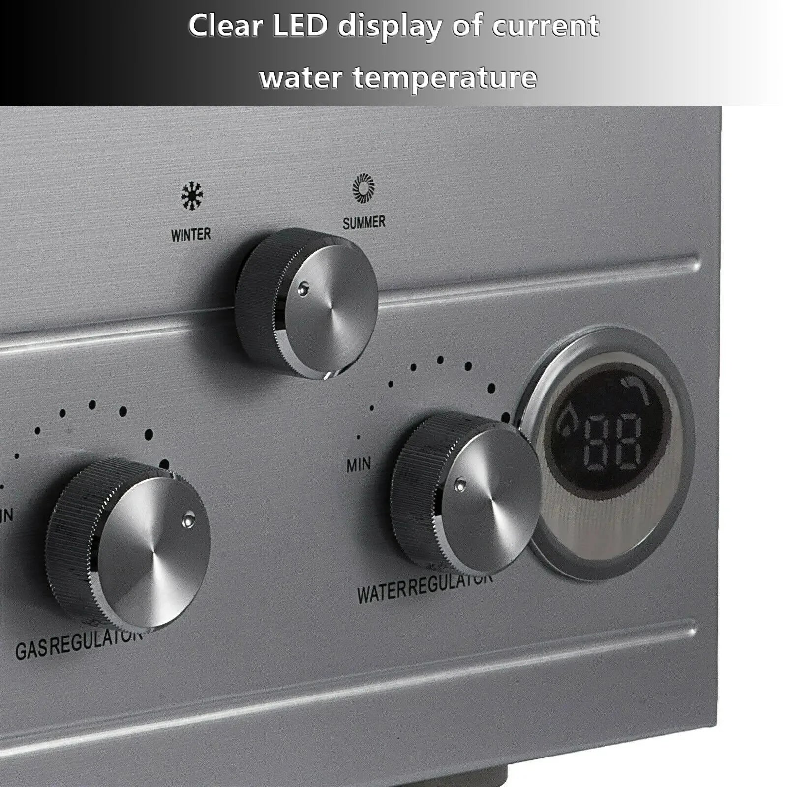 6L LPG Gas Water Heater tainless Steel Tankless Propane Gas LPG LPG body With show Kit Home Camping Appliance