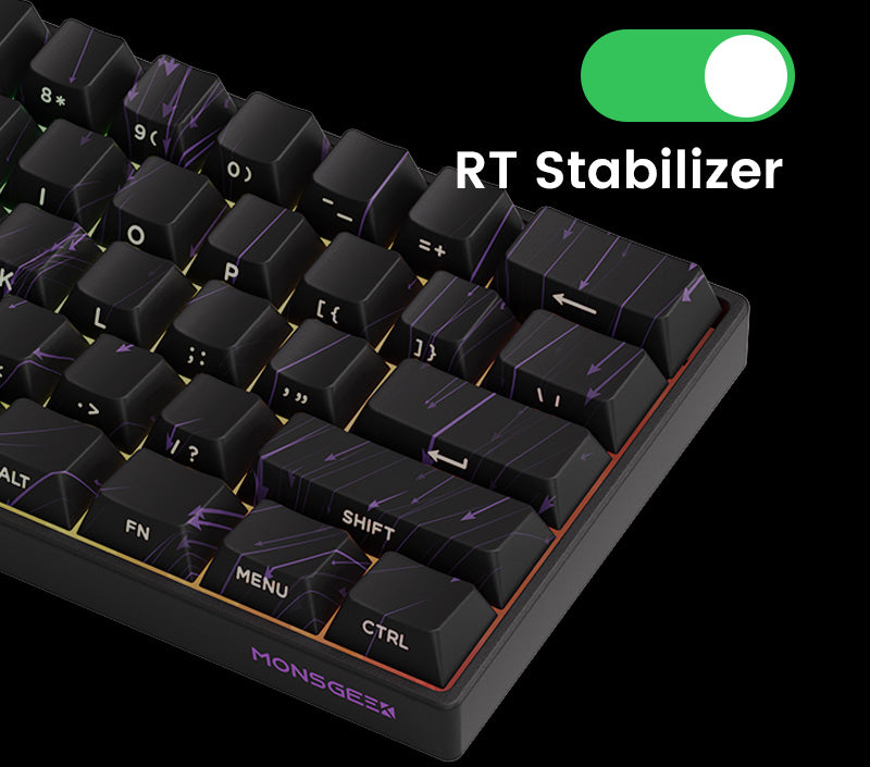 Akko MonsGeek FUN60 Mechanical Keyboard Magnetic Switch 60% Gaming Keyboards Rapid Trigger 0.01mm 8K ARGB HE/TMR Custom Keyboard