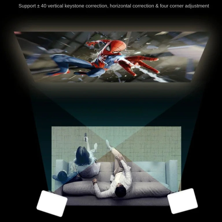 Xiaohui Home Theater Uhd38 Supports 4K Projector 3D Home HD Highlight  Office  Engineering Commercial Projector