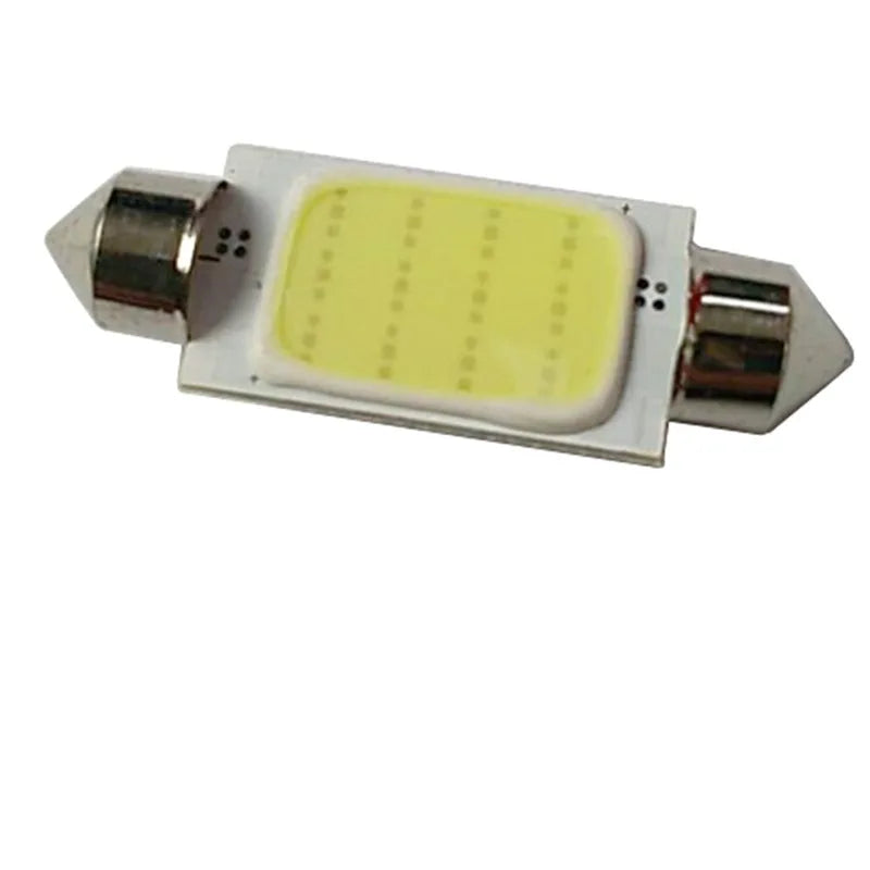 2pcs C10W C5W LED COB Festoon 31mm 36mm 39mm 41mm 42mm 12V White Bulbs Cars License Plate Interior Reading Dome Door Light 6500K