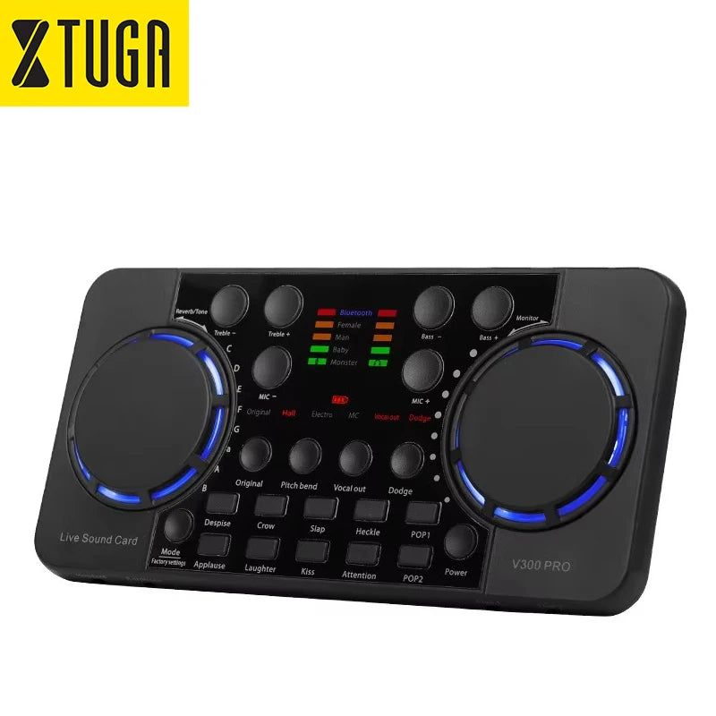 Upgrade your audio game with this pro PCI sound card—featuring noise reduction and voice changer capabilities, perfect for live streaming, podcasting, singing, and more on cell phones and computers!