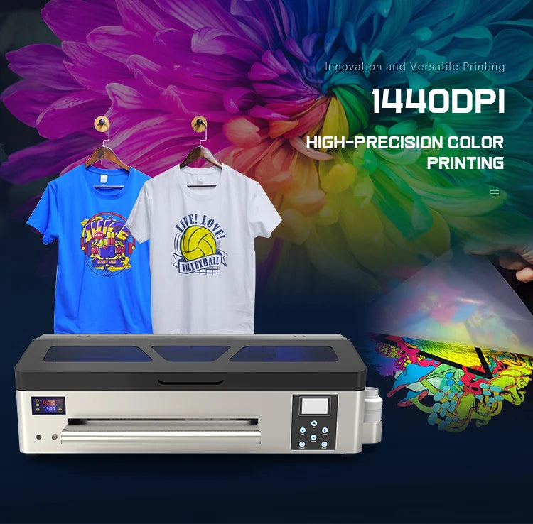 Goosam A3 1390 DTF Printers Direct to Garment Heat Transfer PET Film Dtf Printer CMYKW for T-shirt