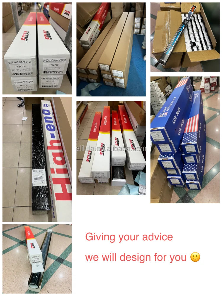 High Quality Heat Insulation Solar Tint Gold Color Magnetron Sputtering Window Glass Film with About 60%VLT IRR 65% in 1.52*30m