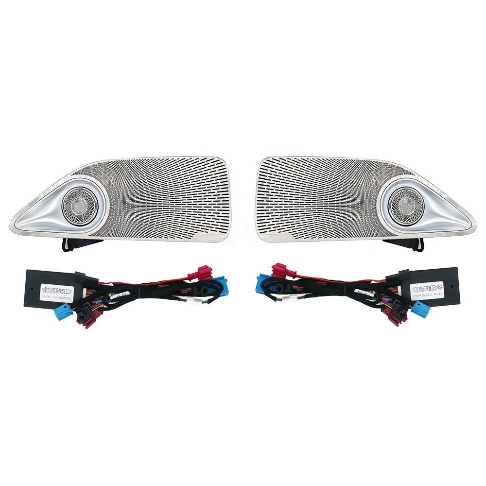 S-class 64 Colors Rear Door Rotating Tweeter Speaker Ambient Light for Mercedes-Benz W223 Maybach S480