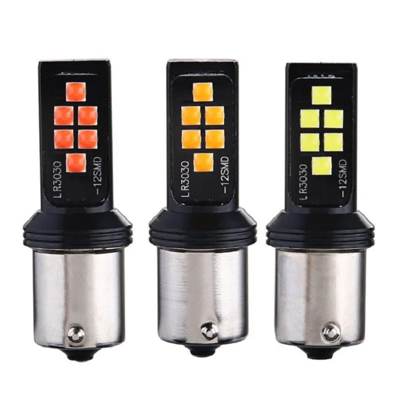 1pcs Py21w Ba15s P21w Led 1156 Bau15s Bulb 3030SMD 1157 Led Bay15d P21/5w Car Turn Signal Lamp Brake Backup Light White