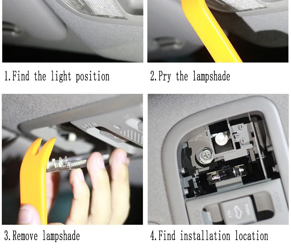 2pcs C10W C5W LED COB Festoon 31mm 36mm 39mm 41mm 42mm 12V White Bulbs Cars License Plate Interior Reading Dome Door Light 6500K