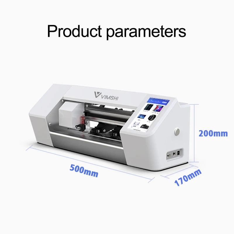 Vimshi A3 Smart Screen Protector Cutting Machine for Mobile Phones Anti-Glare Hydrogel Film for GPS Smart Watches Tablets