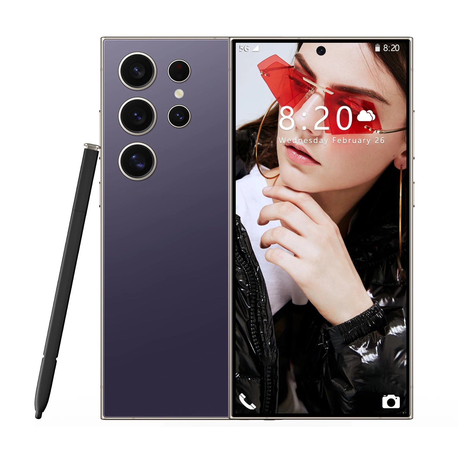 Experience cutting-edge technology with the S24 ULTRA Original smartphone—featuring a stunning 7.3-inch full screen, dual 72MP+108MP cameras, 16GB RAM, 512GB storage, GPS, and face unlock for seamless Android performance!