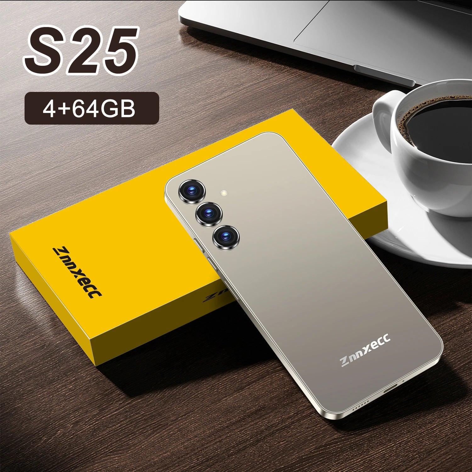 Experience smooth performance with the S254 smartphone—featuring an 8-core processor, 64GB storage, facial recognition, and high-definition screen resolution!