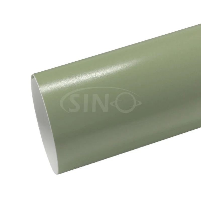 Full Car Body Stickers PVC Vinyl High Quality Removable Sticker Super Matte Satin Green Film Car Wrap Film