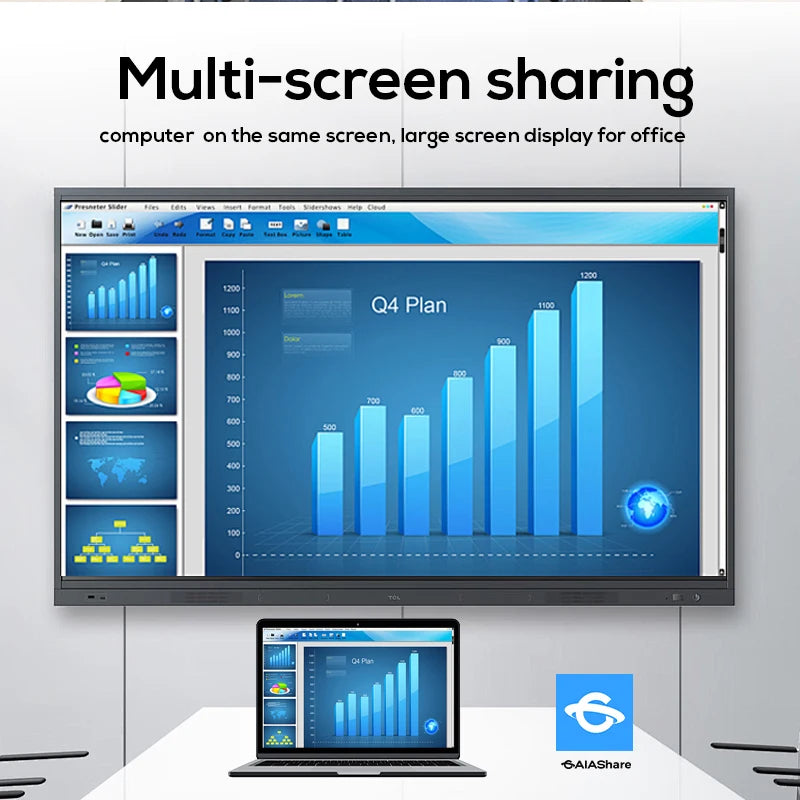 Weier 75-Inch YX-T75 Double Glass DVB-T2 Android 14 1.5+8G 4K UHD Smart LED TV for Hotel Use