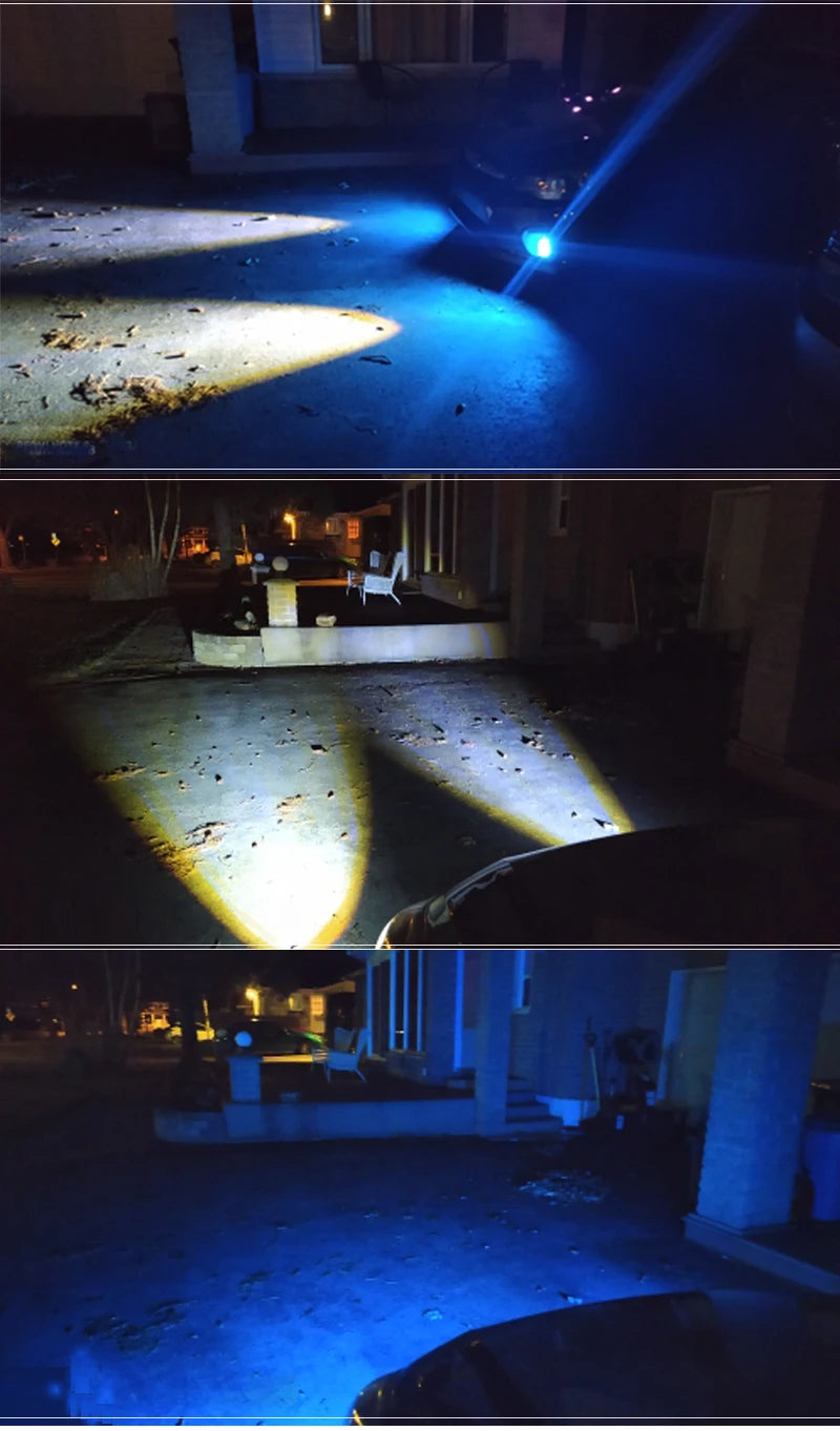 2pcs 3.0 Angel Eyes Fog Lamp 12V Universal 2.5 COB LED DRL Lamp 3.5 Driving Lights White Blue Pink Yellow Green 64/76/89mm