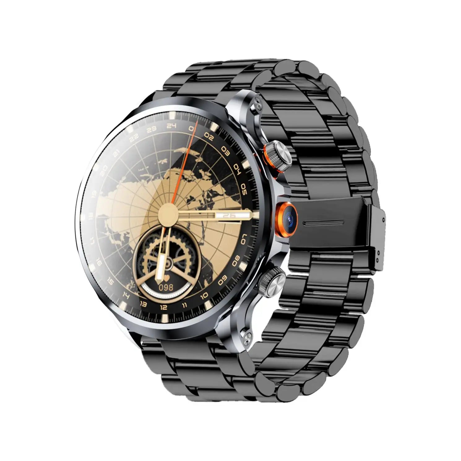 H18 4g Smart Watches 2GB+32GB Memory GPS NFC Watch 1100mAh Large Battery Sports Smartwatch with Wifi and Sim Card 4g with CAMERA