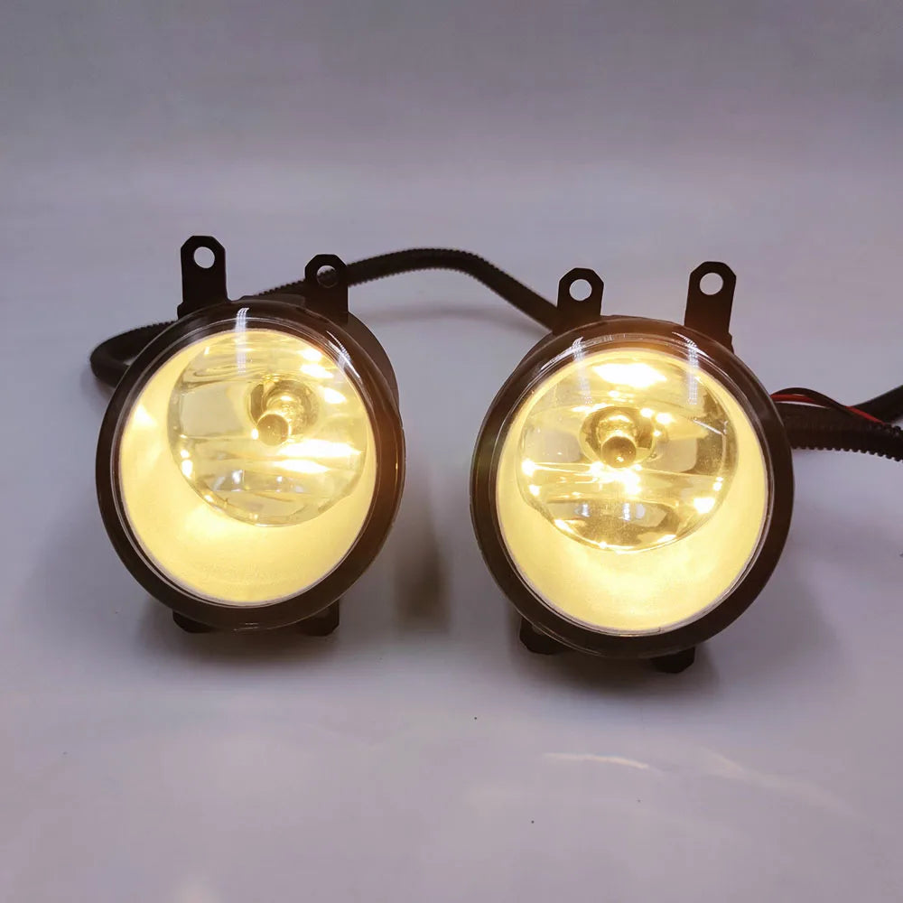 1 Set For Toyota Corolla 2008 2009 2010 Led Fog Lights Fog Lamp Assembly Fog Light Cover Grill Headlight Foglights Frame Frames