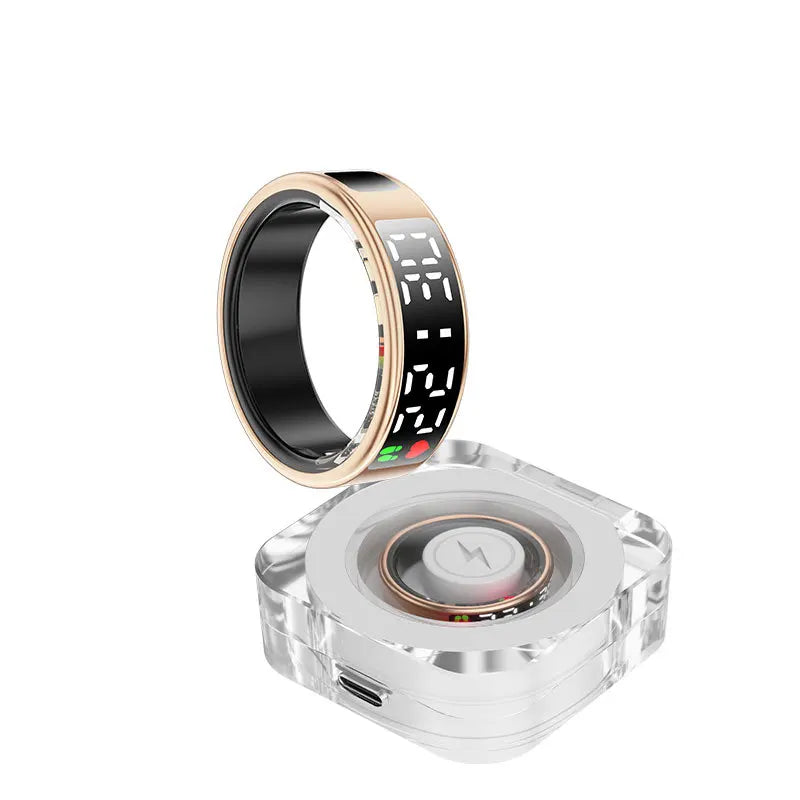 Health Monitoring Smart Ring Full APP Control Heart Rate Oxygen Sport Sleep Tracker IP68 Waterproof