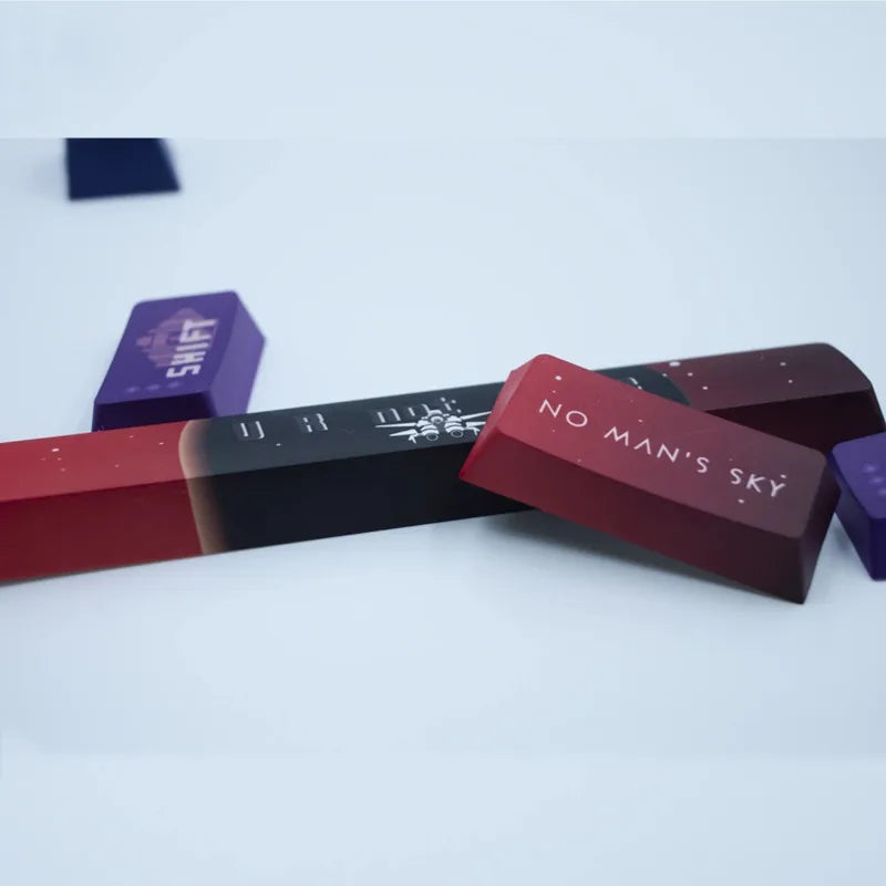 New Arrival No Man's Sk-y Keycaps 138 Keys Cherry Profile PBT Dye Subbed Keycap for Mechanical Keyboard With MX Switch