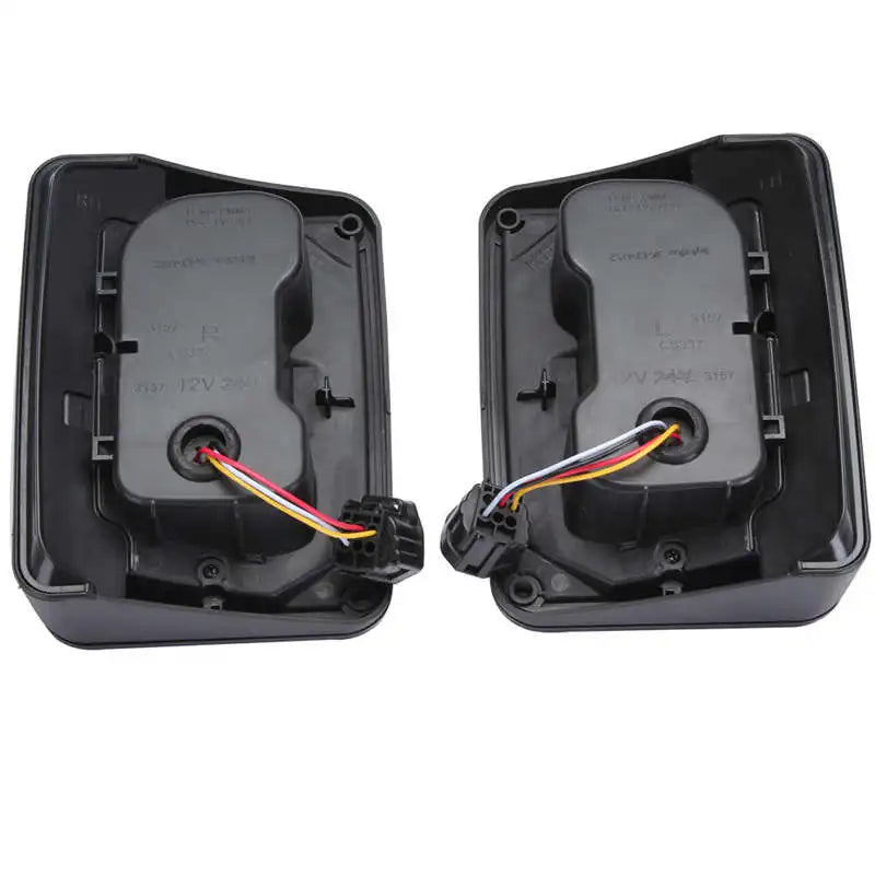LED Tail Lights Smoke Lens For Jeep Wrangler 2007-2017 JK JKU With Break Back Up Light Reverse Turn Parking Signal Lamp Assembly