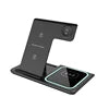 Trending Products 2025 New Arrivals 15W Fast Charger Magnetic 3 in 1 Wireless Charger with Led Lamp for Iphones 15 Pro Max
